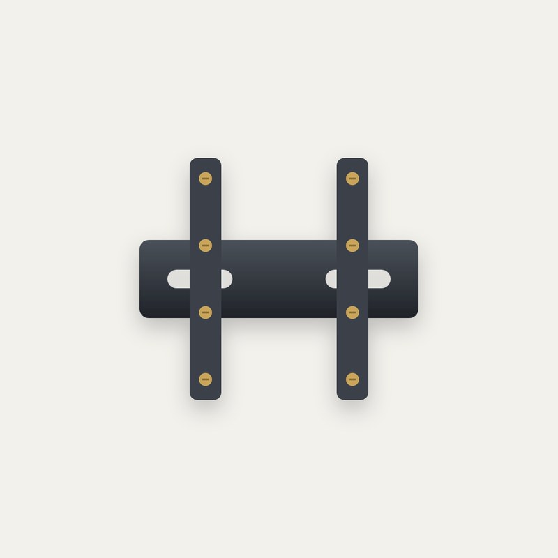 Fixed slim bracket